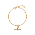 Woven T- Bar Bracelet
