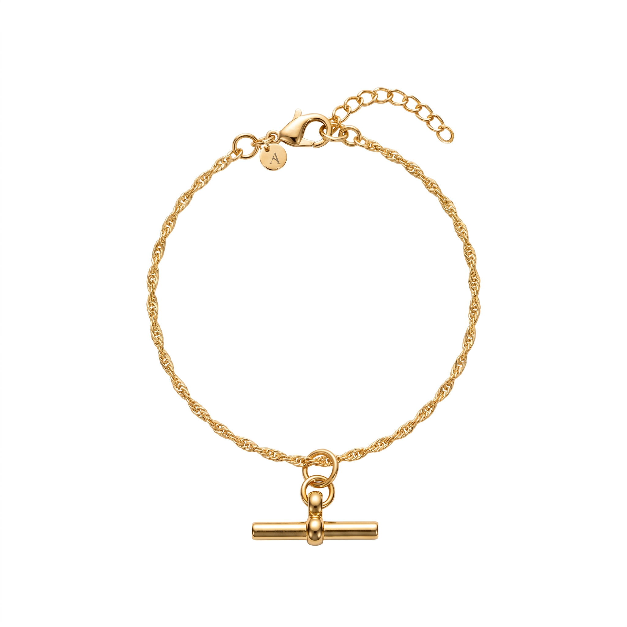 Woven T- Bar Bracelet