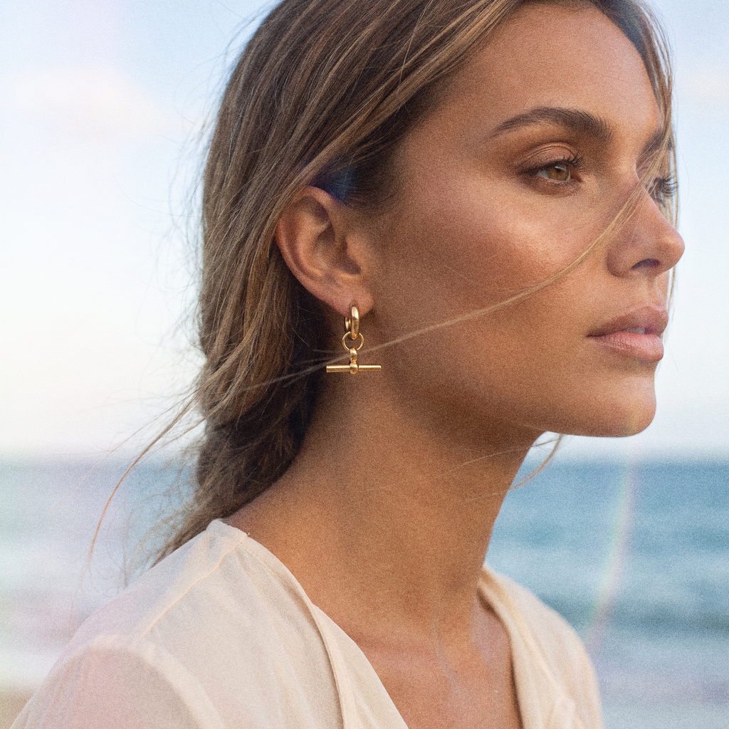 T- Bar Earrings