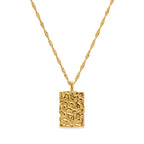 Molten Square Necklace