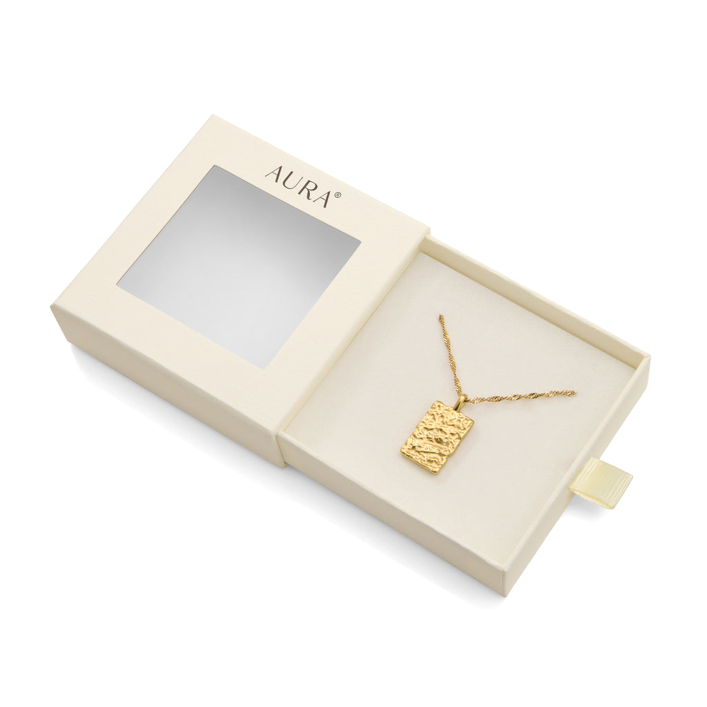 Molten Square Necklace