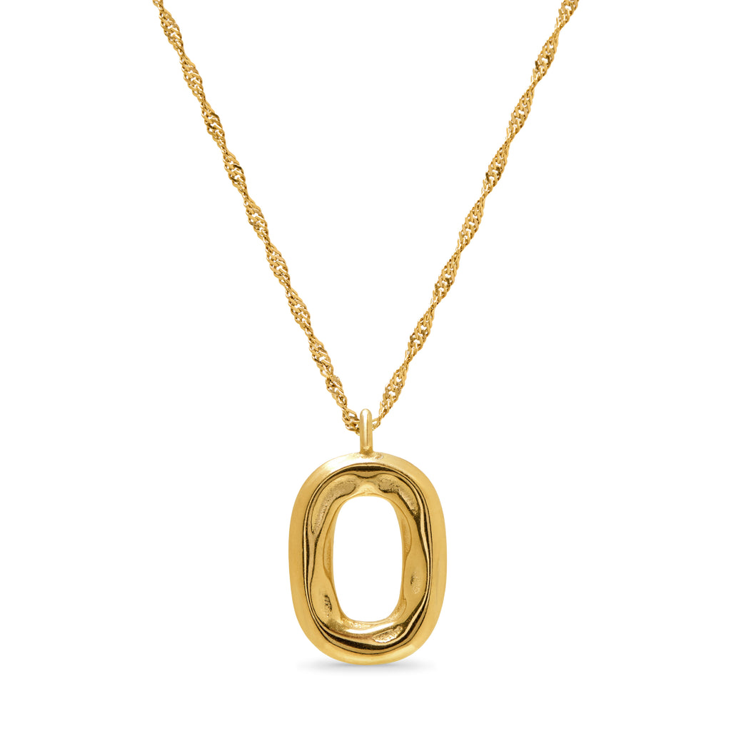 Molten Oval Necklace