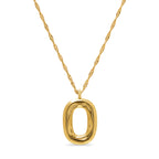 Molten Oval Necklace