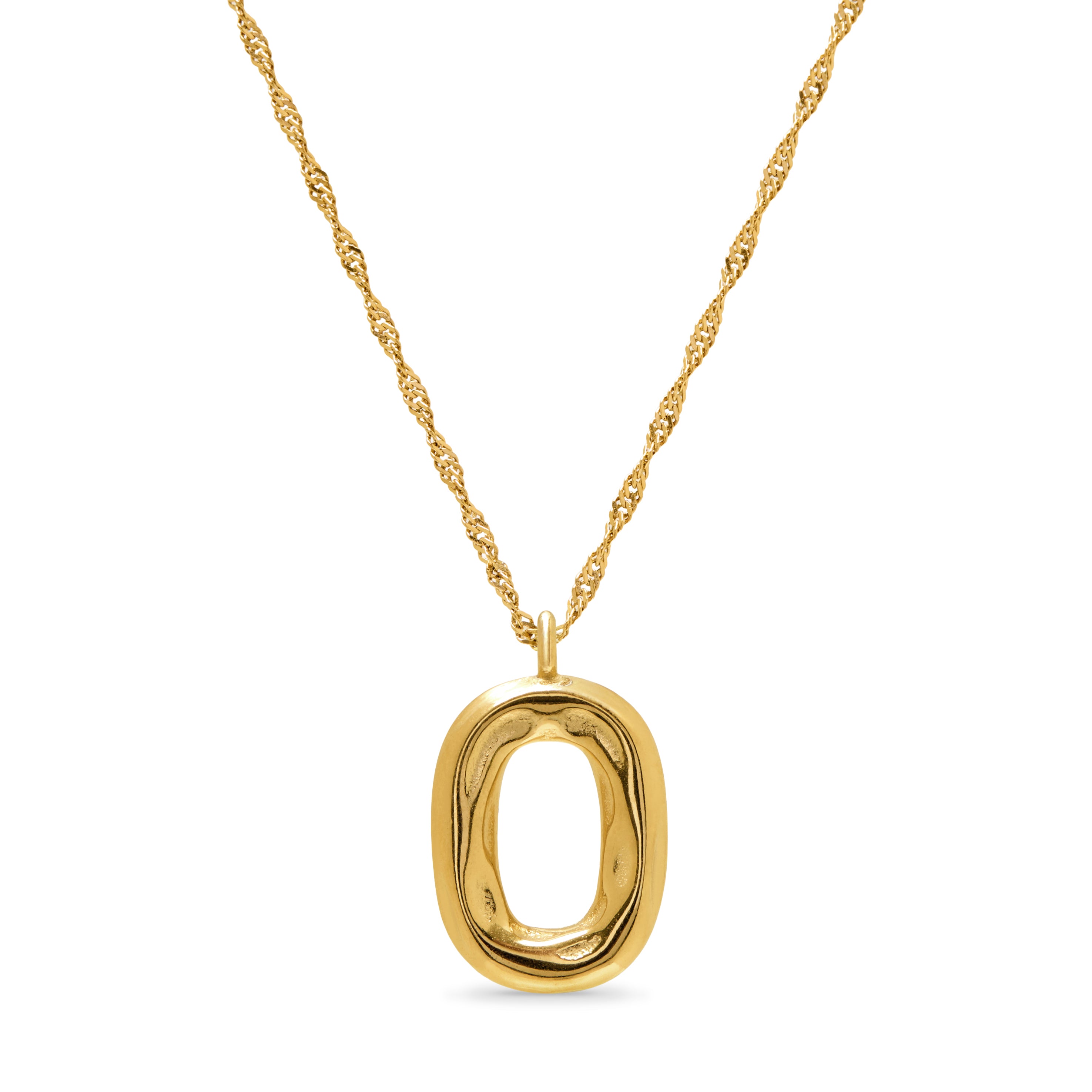 Molten Oval Necklace