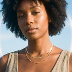 Layered Herringbone & Satellite Chain Necklace