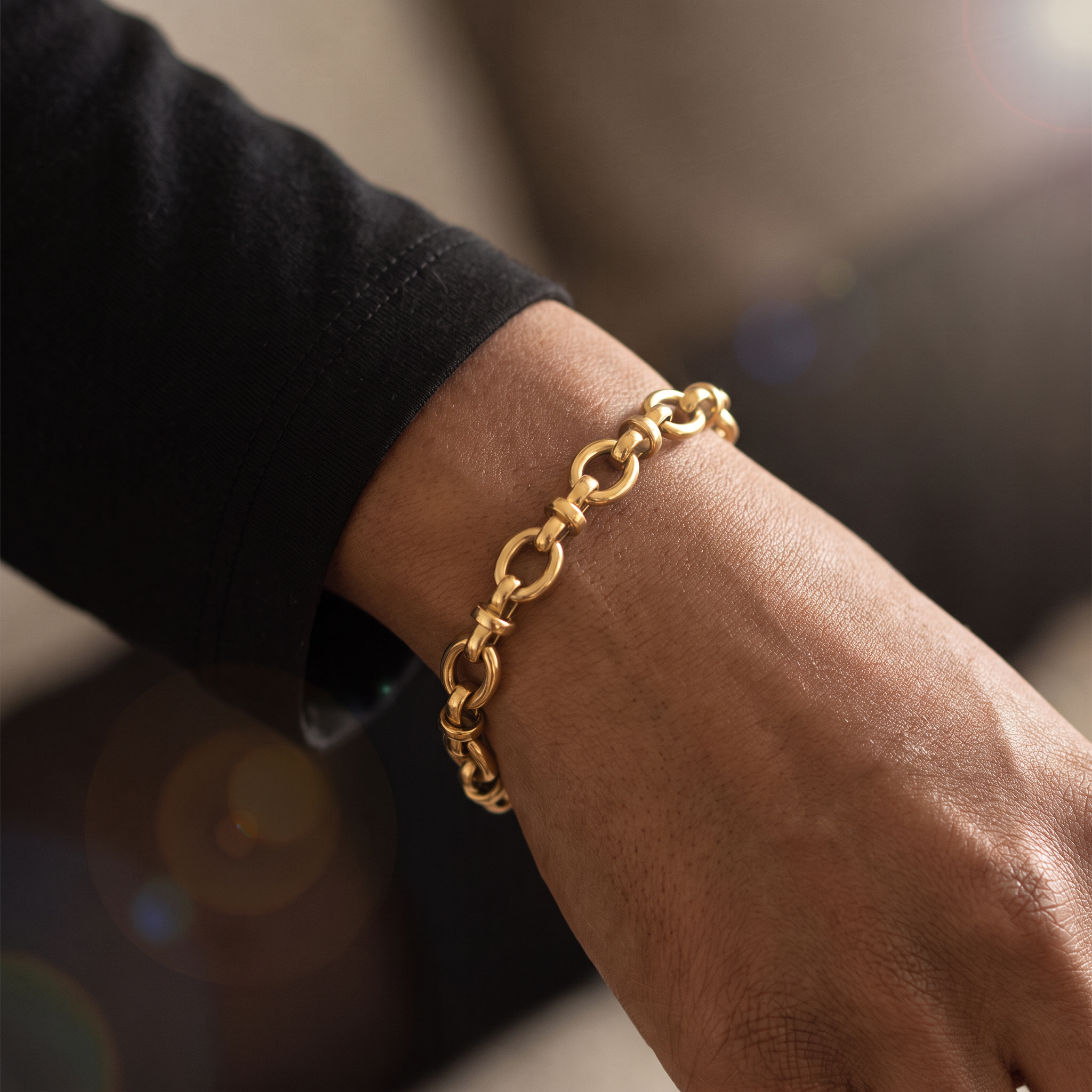 Chunky Oval Link Bracelet