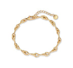 Aura Twisted Rope Chain Bracelet on white background