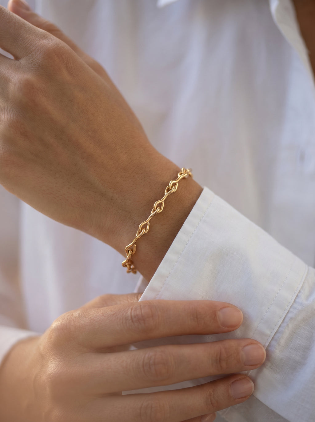 Twisted Rope Chain Bracelet